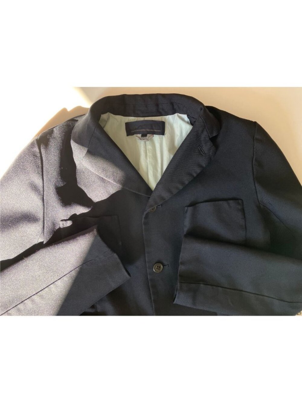 Comme des Garcons Navy Ruffle Blazer Size Small - Picture 4 of 6